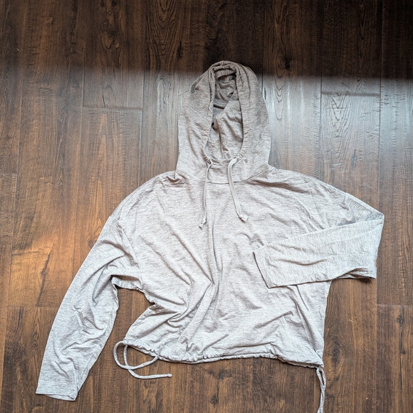 Gray GapFit Hooded Sweatshirt - Picture 1 of 4